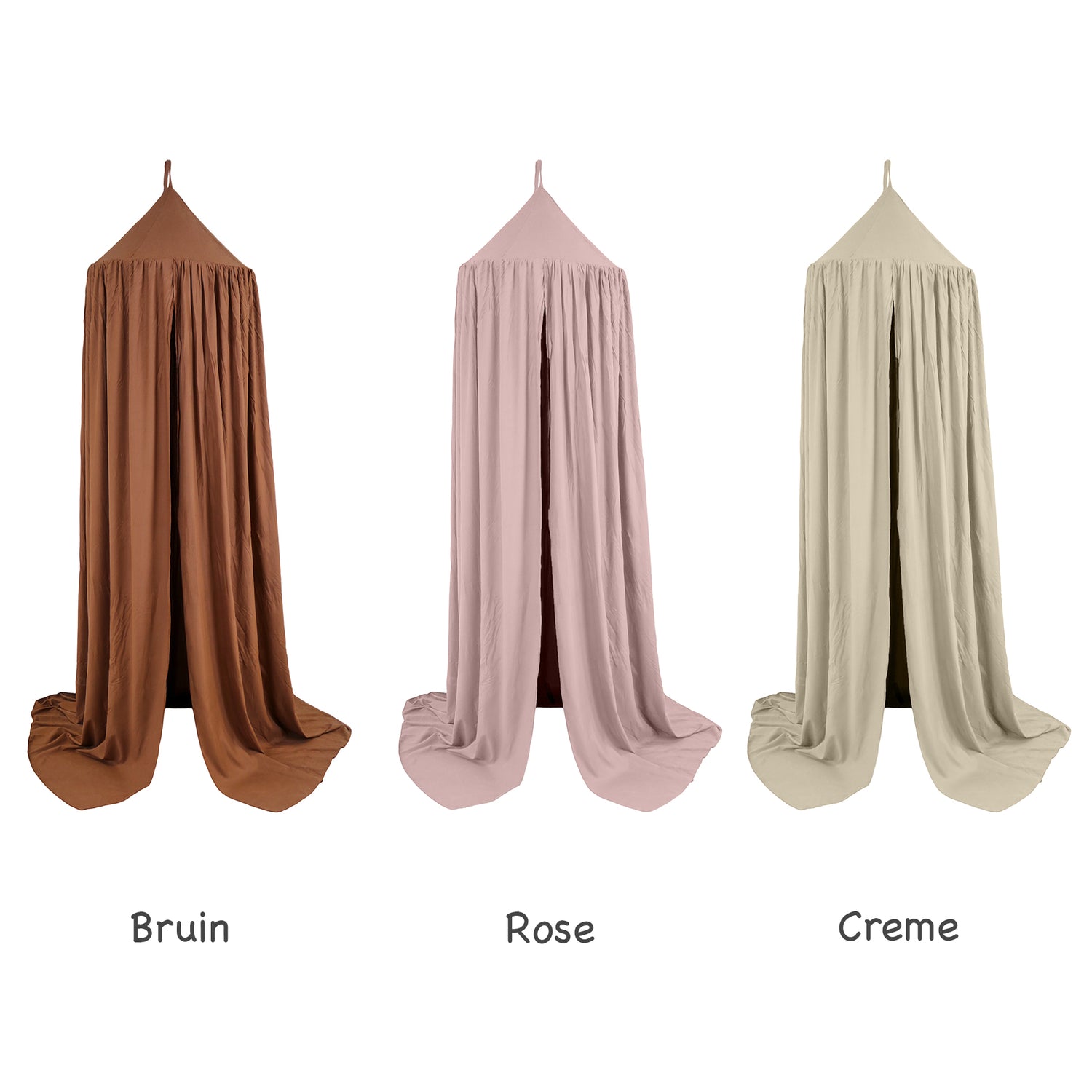 Klamboe Rose 270CM – Baby klamboe - Katoen – Polyester – Hemeltje - Kinderklamboe – Baby Sluier - Bedtent