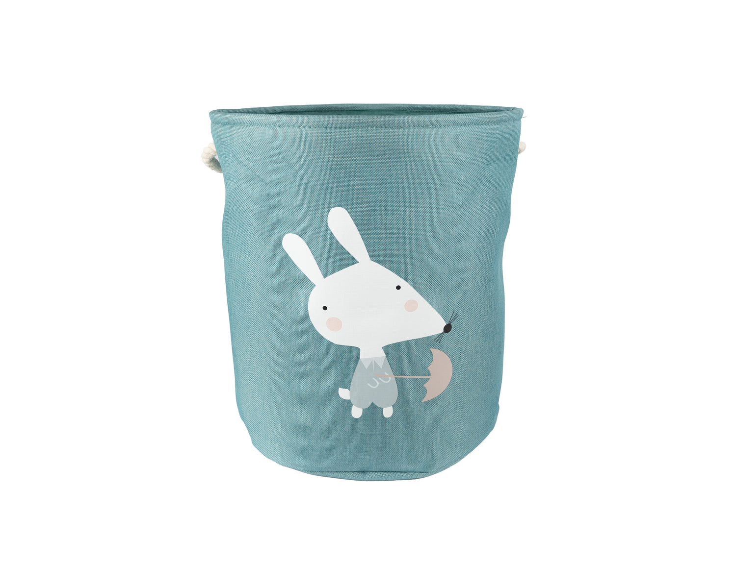 Speelgoedmand kinderen – Opbergmand babykamer - Blauw muis - 45 L