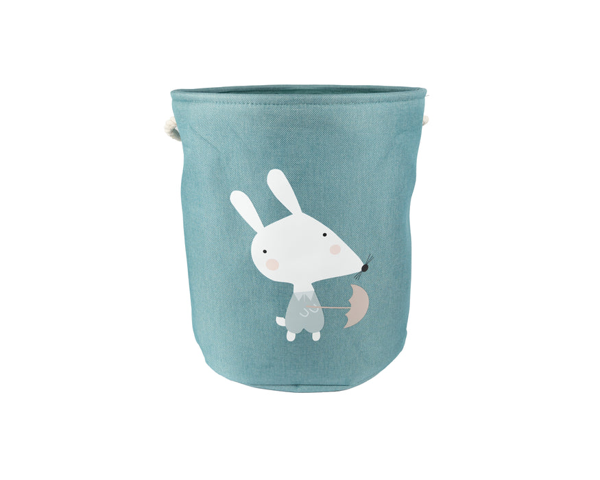 Cesta de juguetes para niños - Cesta de almacenamiento para habitación de bebé - Ratón azul - 45 L