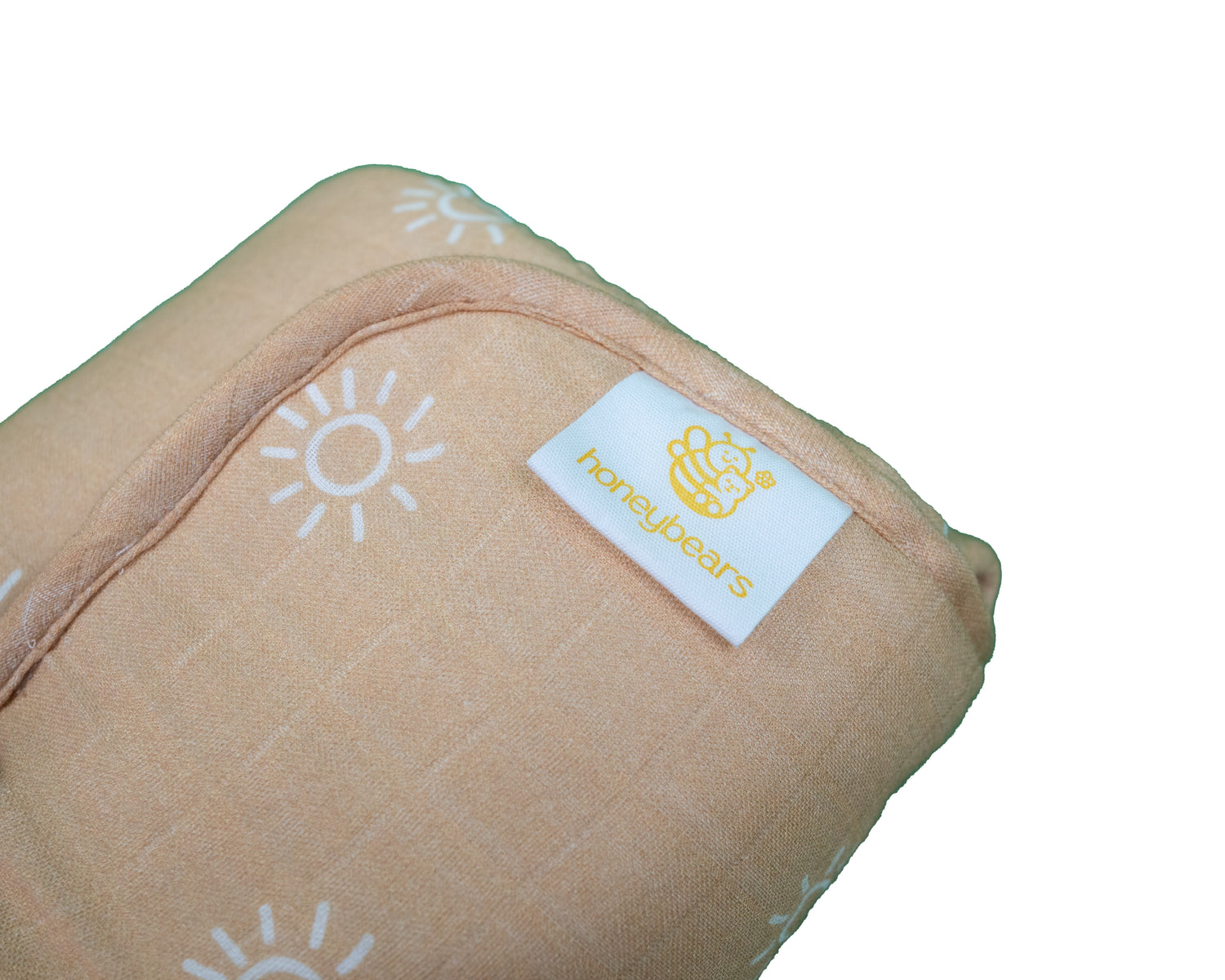 Verschoonmat voor onderweg – Verschoonmatje - Wasbaar – Okergeel – 70 x 50 cm