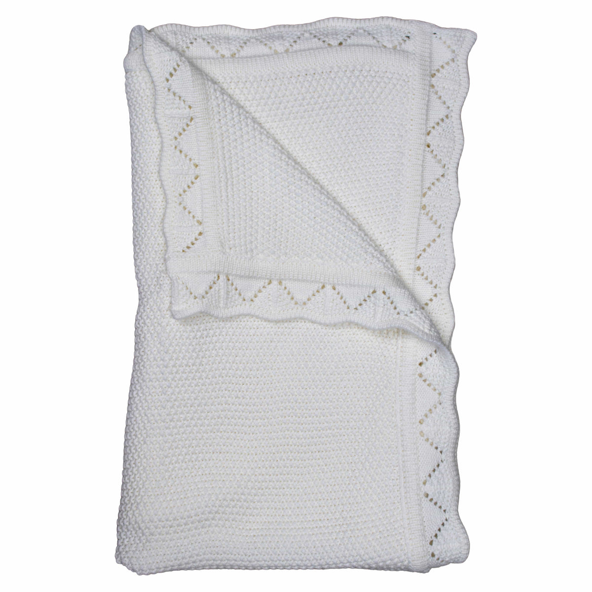 Dekentje baby wit