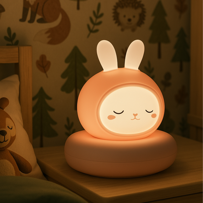 Kinder nachtlampje dimbaar konijn