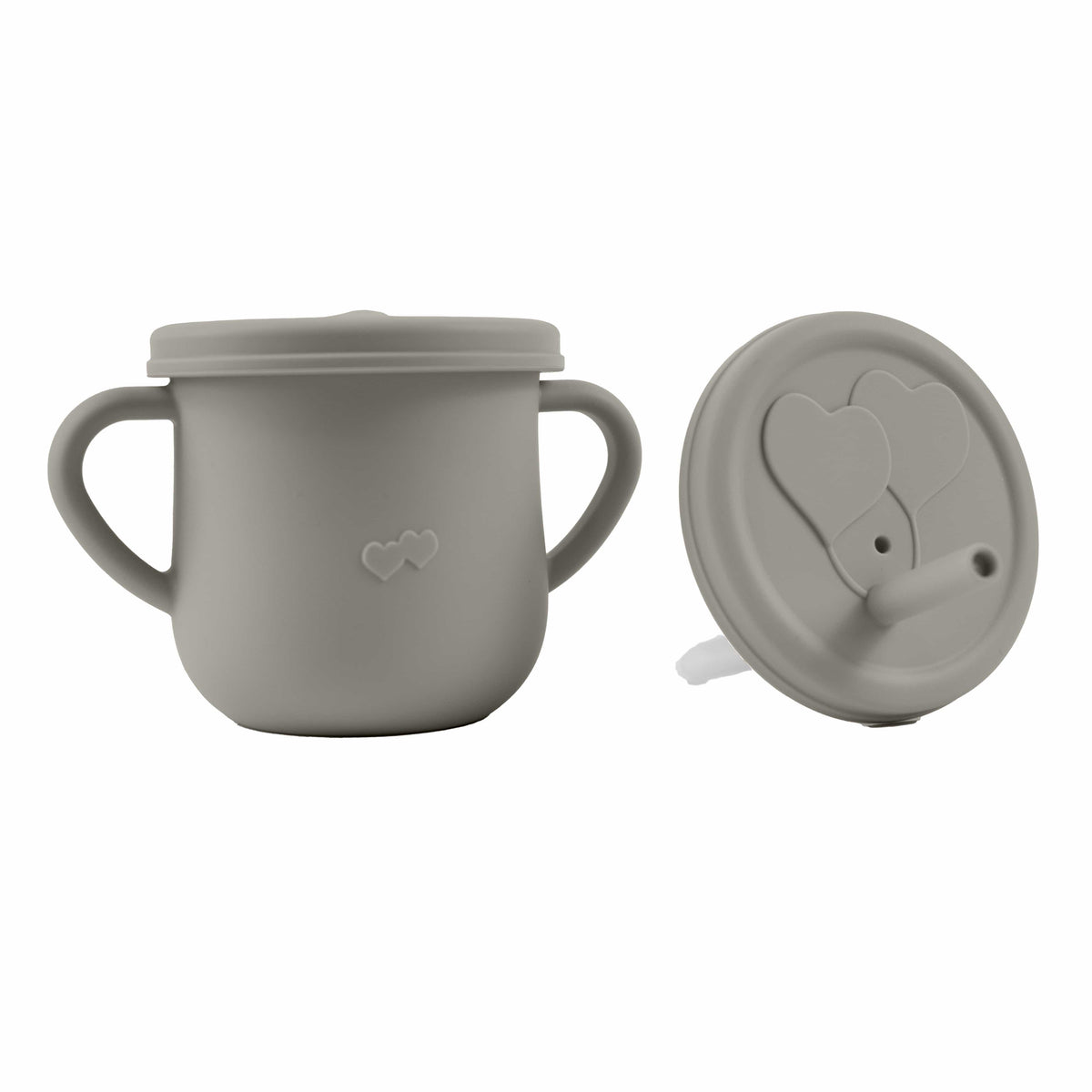 Grijze eetset kinderen