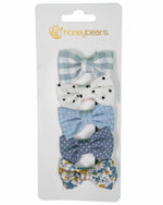 Haarstrikjes baby blauw