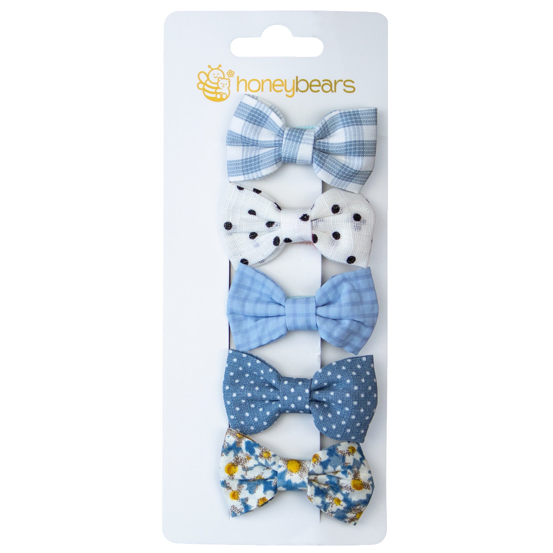 Haarstrikjes meisje blauw