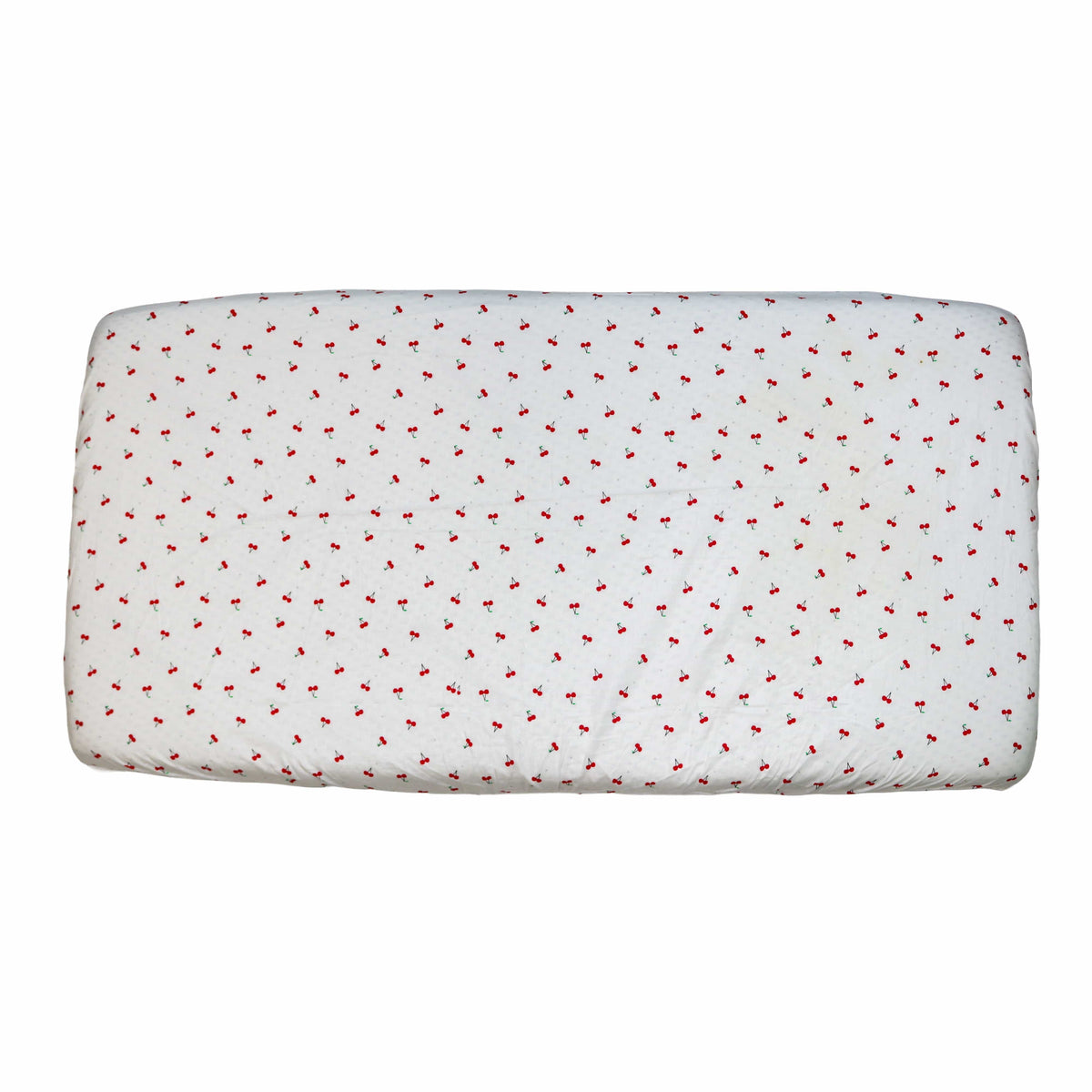 Hoeslaken katoen baby kersen