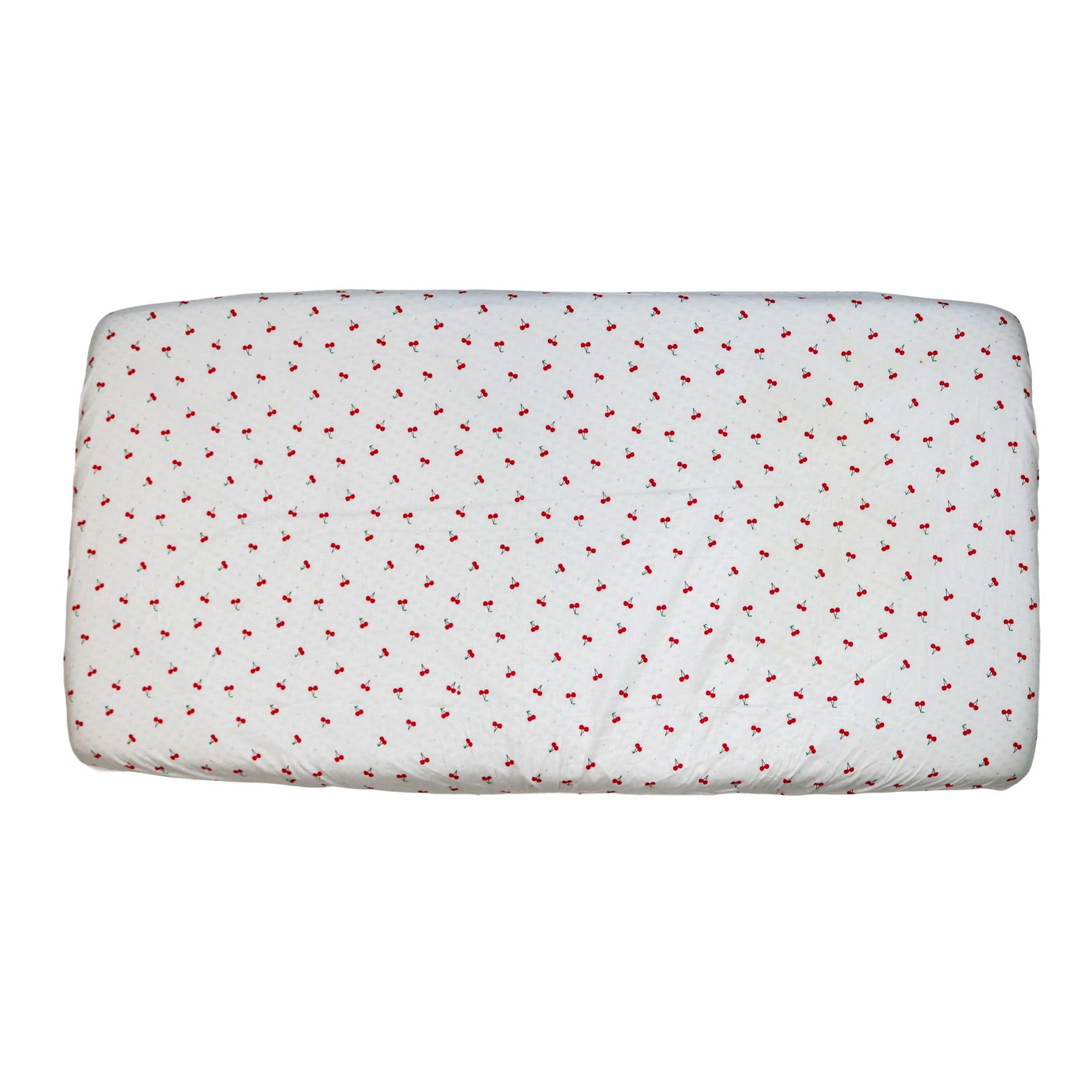 Hoeslaken katoen baby kersen