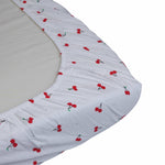 Hoeslaken ledikant kersen