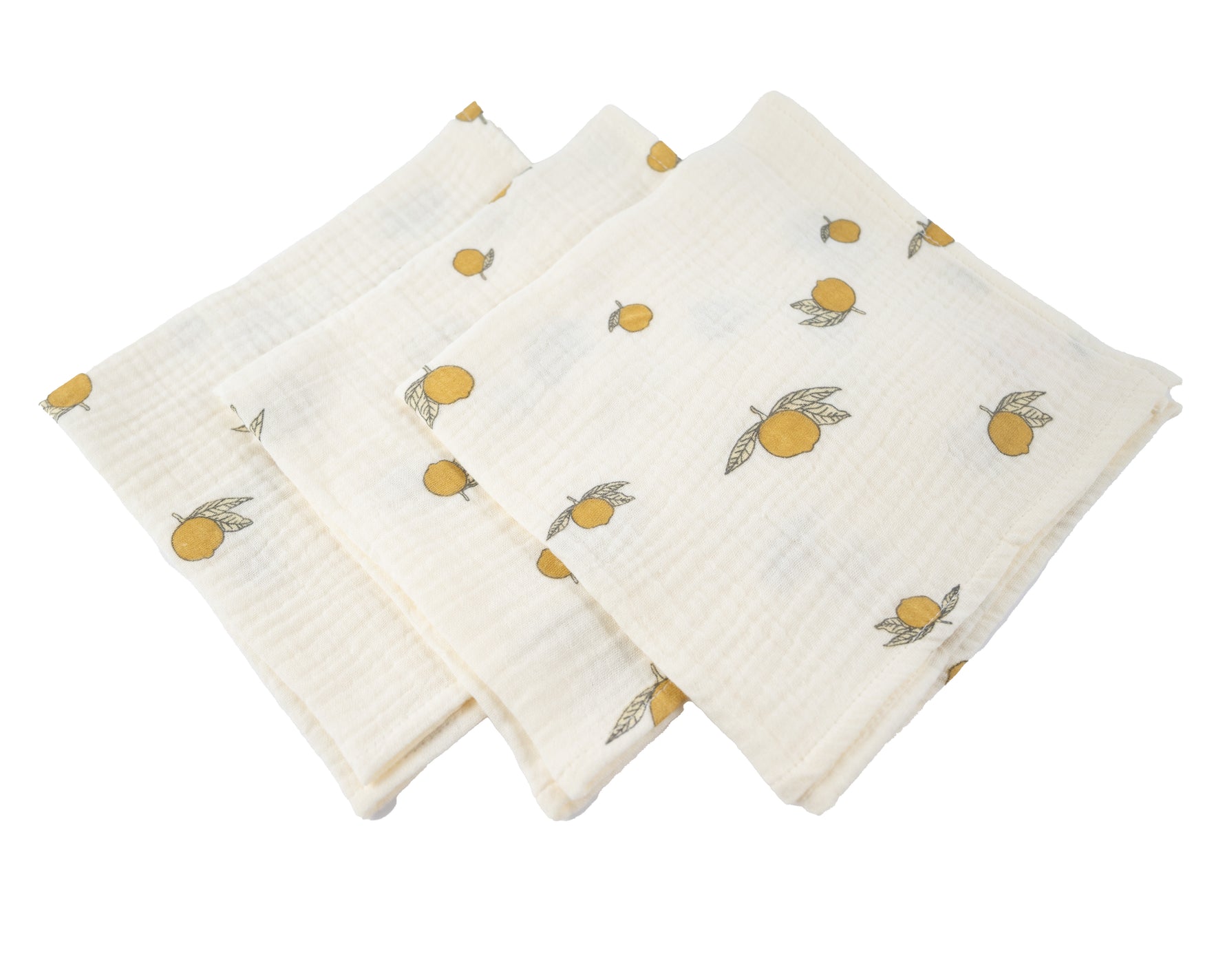 Hydrofiele doekjes set van 3 citroentjes