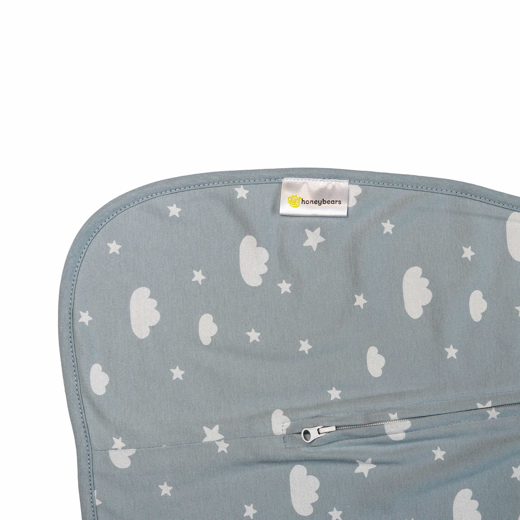 Inbakerdoek baby blauw 