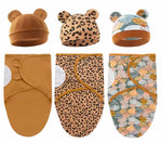 Inbakerdoeken bruin set