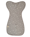 Grijze inbakerslaapzak met sterretjes voor babies van 3 tot 6 maanden