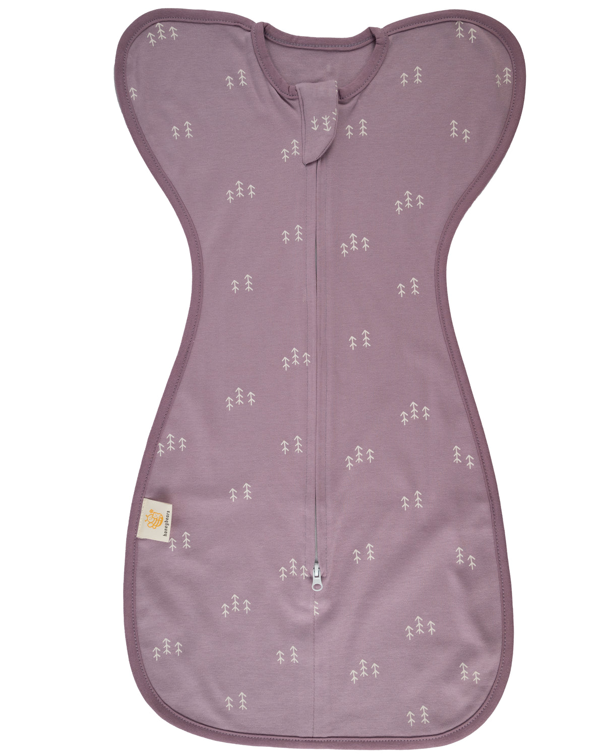 Paarse inbakerslaapzak voor babies van 0 tot 3 maanden