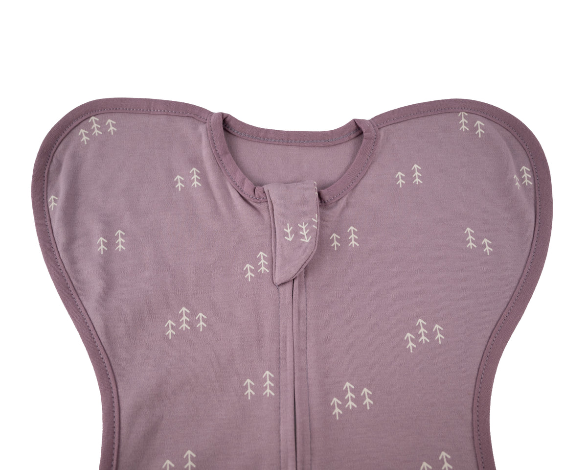 Inbakerslaapzak paars 0 tot 3 maanden