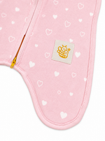 Inbakerslaapzak roze detail
