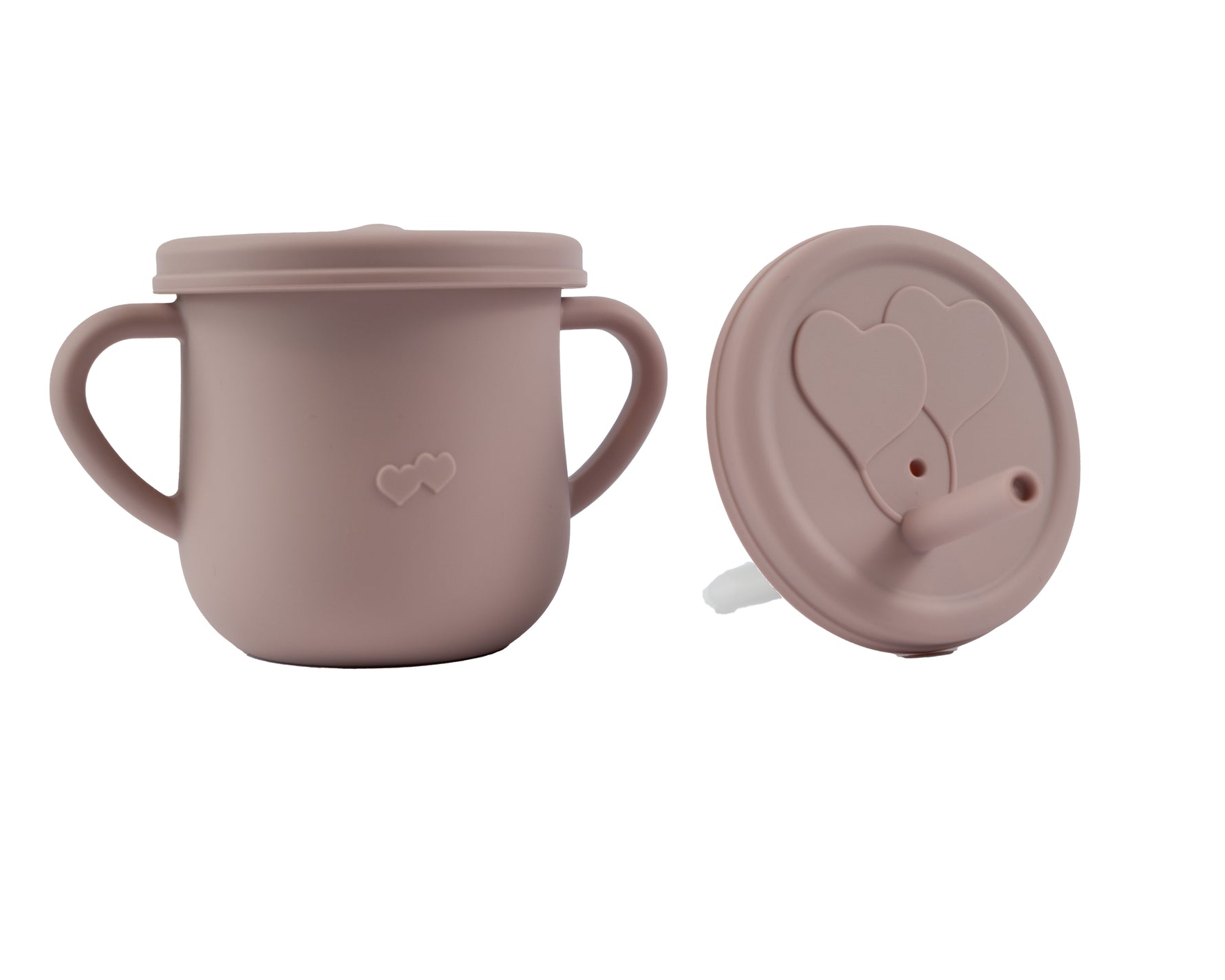 kinder servies rose bekertje detailfoto