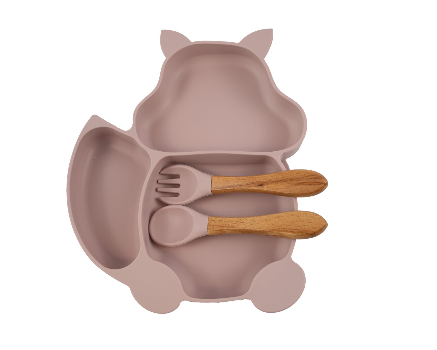 kinder servies rose bestek detailfoto