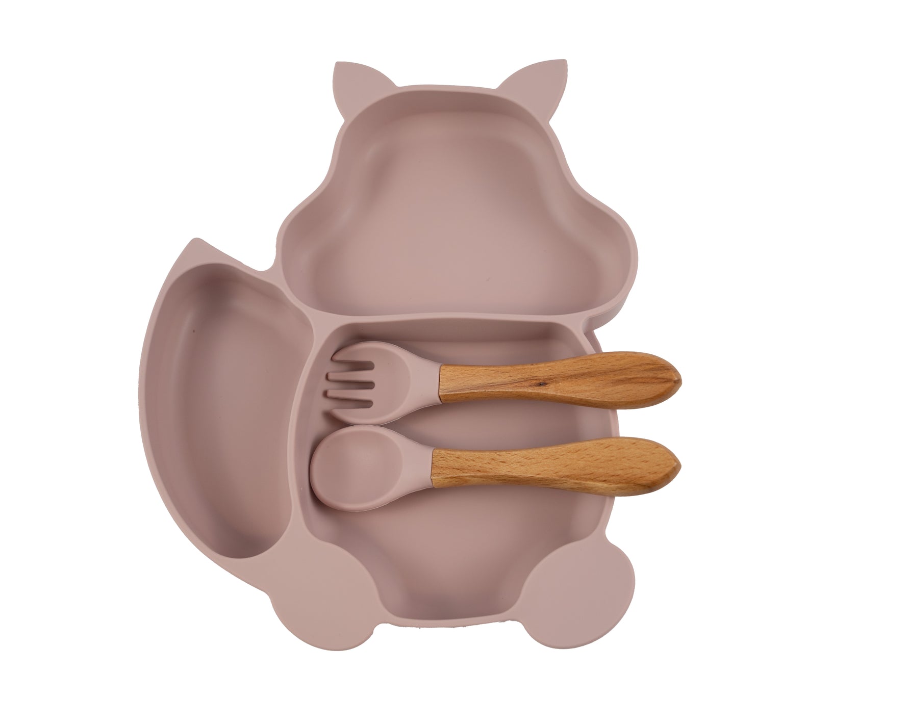 kinder servies rose bestek detailfoto