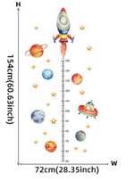 Kinder behang sticker raket