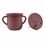 Kinderserviesset siliconen rood