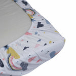 Ledikant laken regenbogen