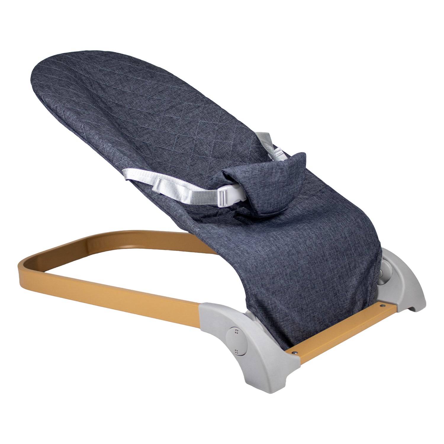 Luxe wipstoeltje baby blauw grijs