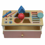 Montessori speeldoos houten vormen