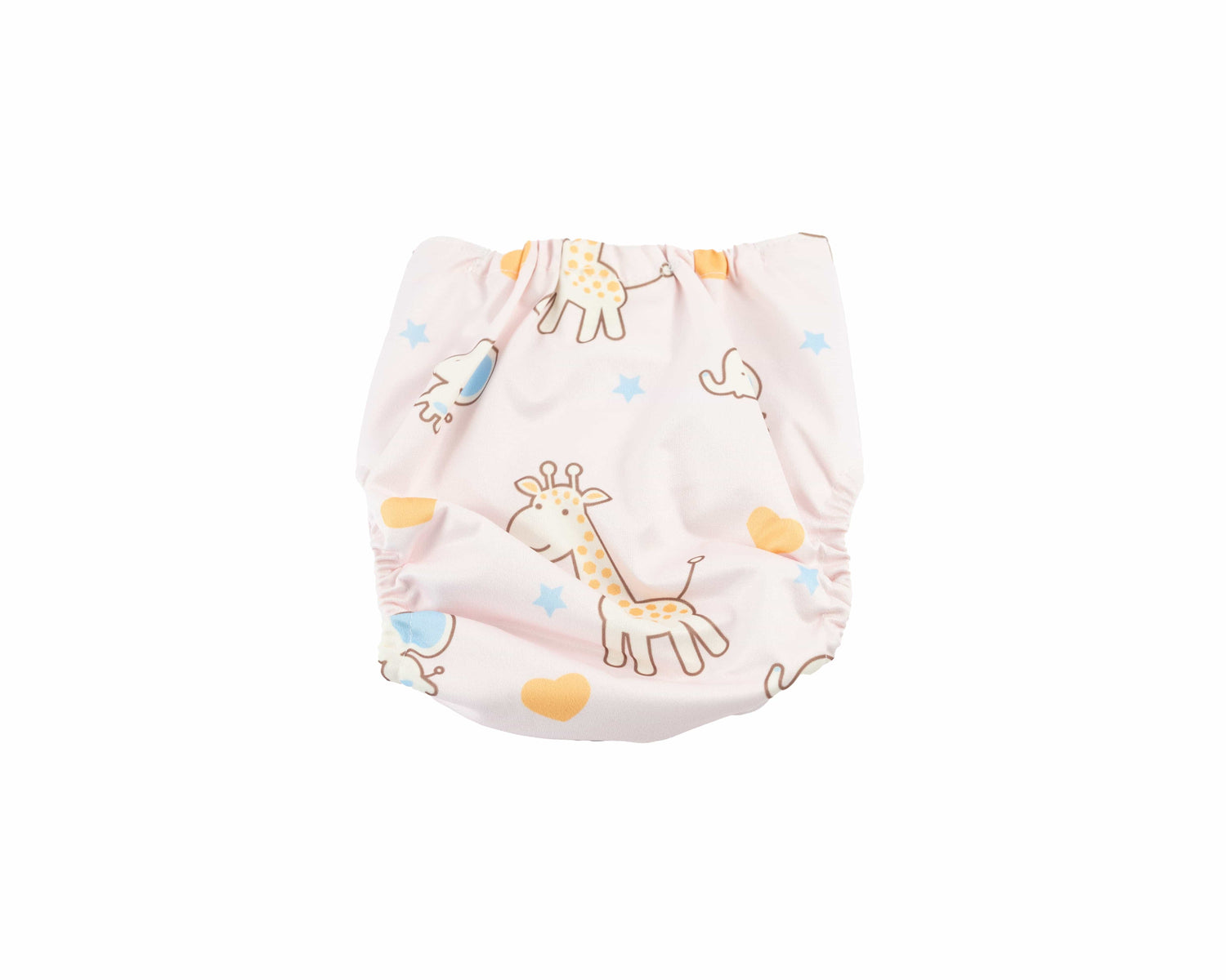 Roze zwem luier giraffe