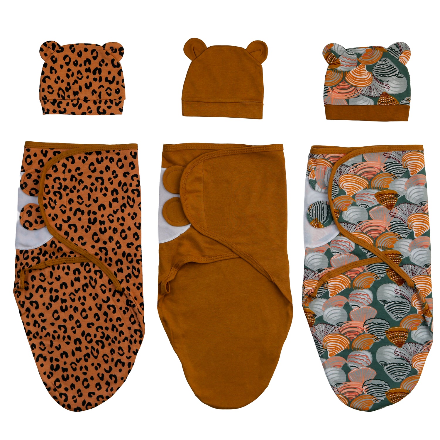 Set van 3 inbakerdoeken