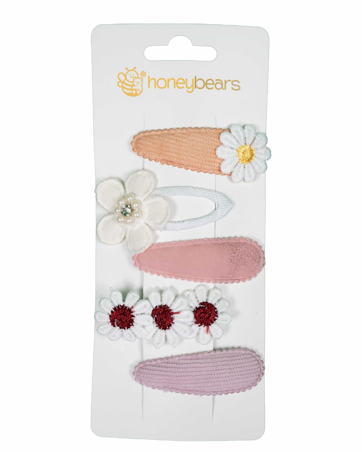 Setje haarspeldjes roze