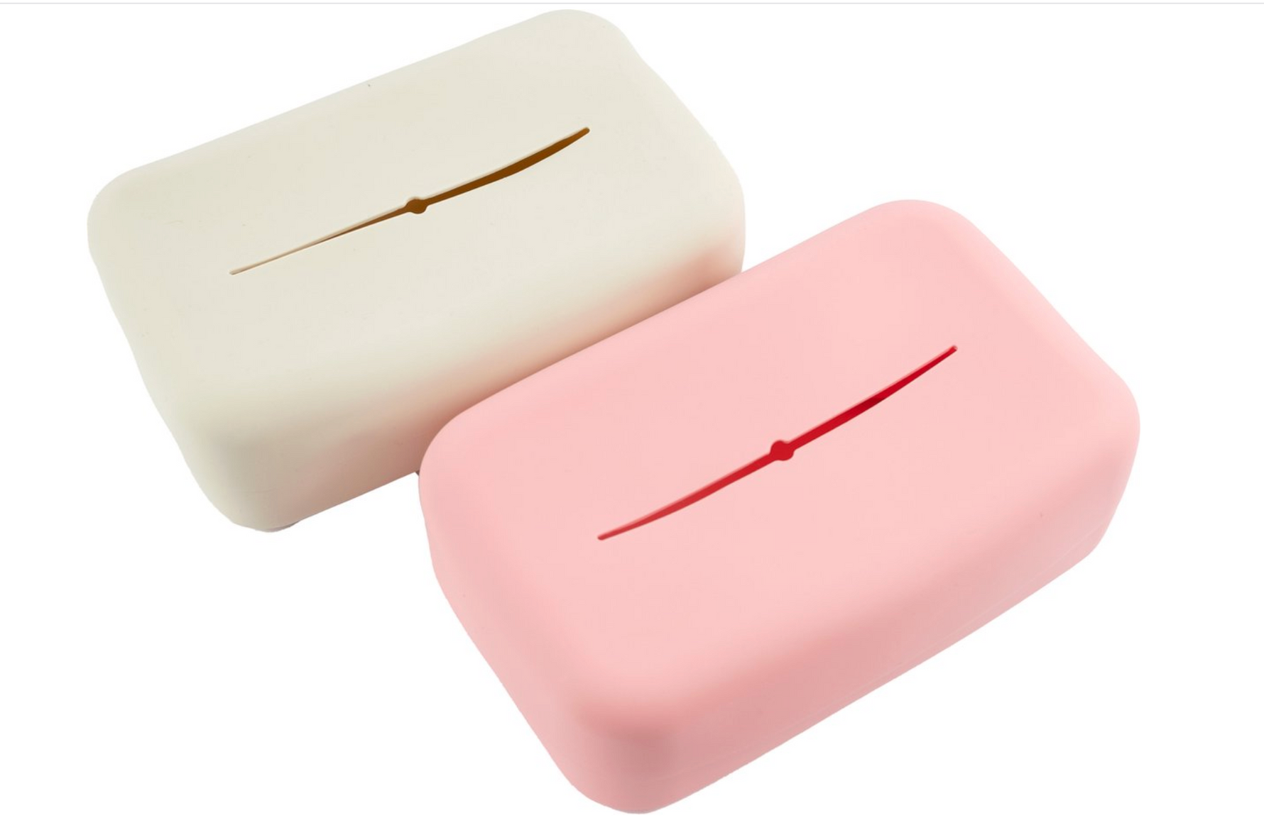 Billendoekjes box siliconen rose en beige