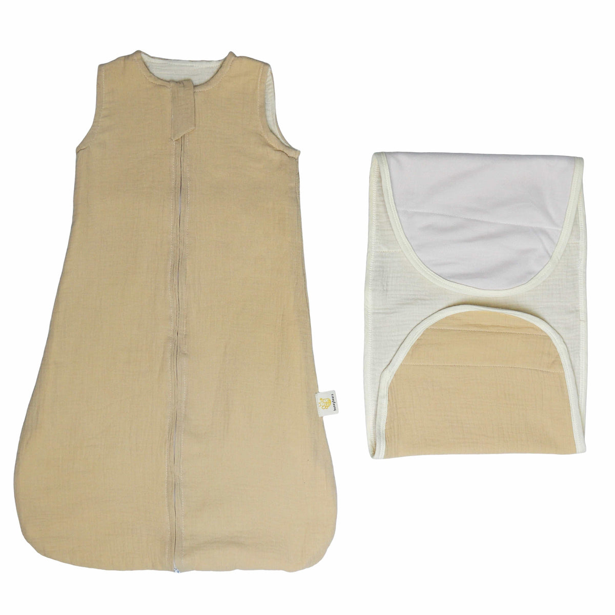 Slaapzak inbakeren beige