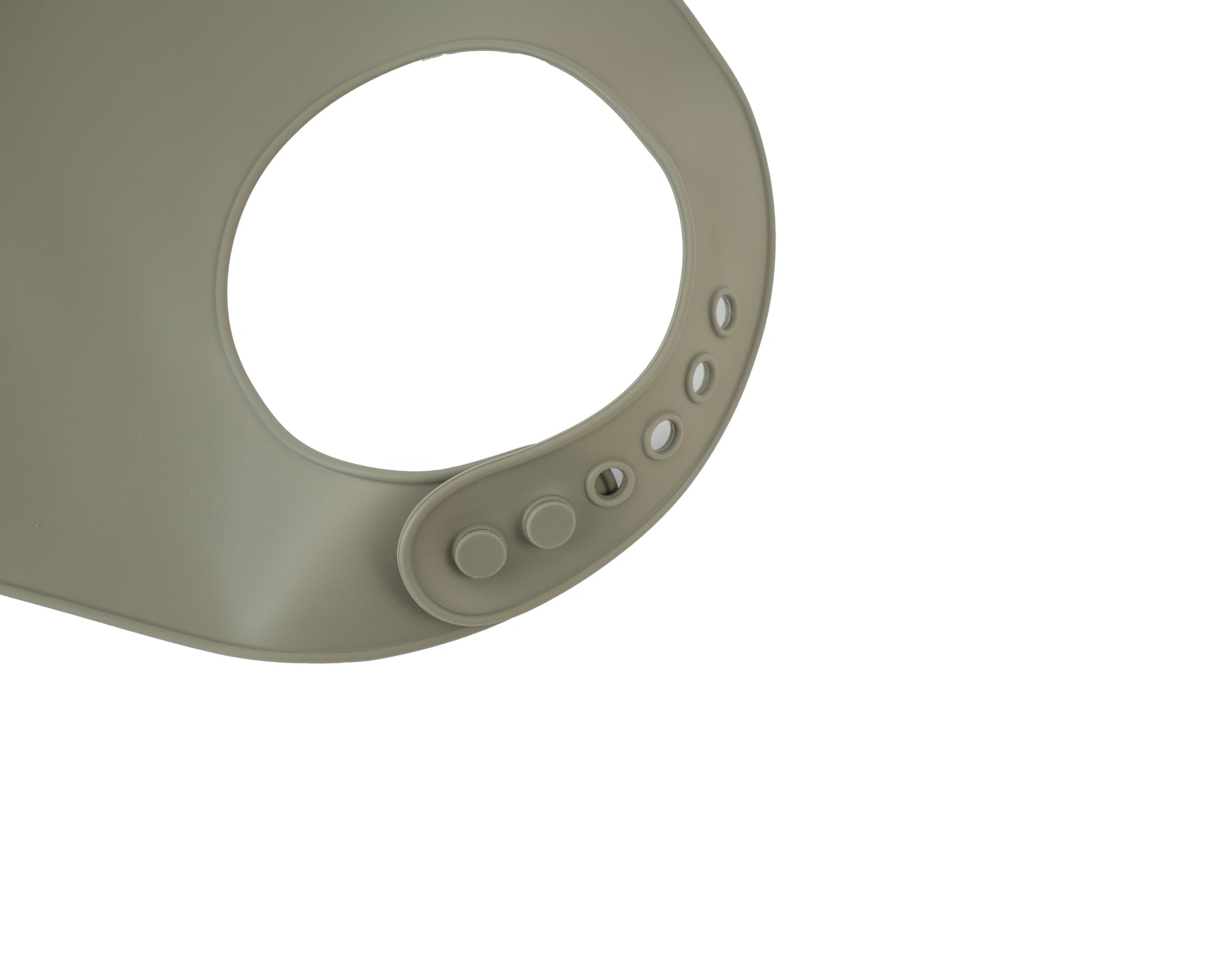 Slabbetje met opvangbakje groen