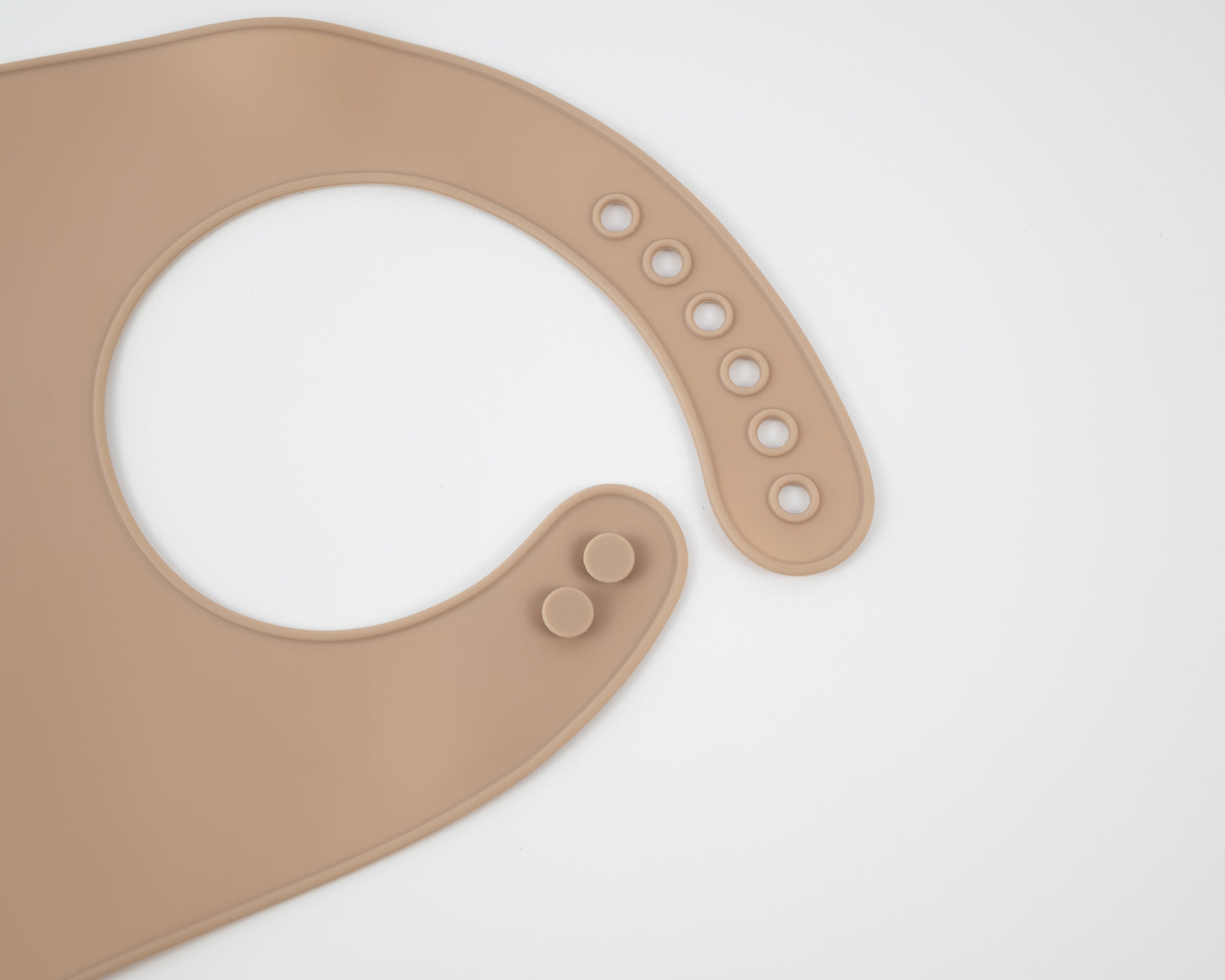 Slabbetje opvangbakje beige