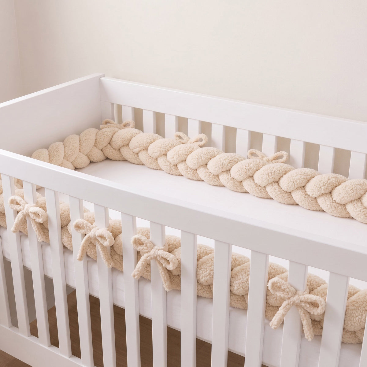Teddy creme bedomrander 3 meter