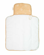 Verschoonmatje voor onderweg geel