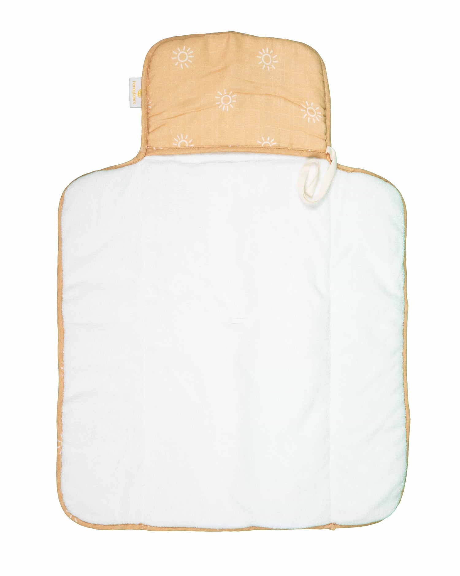 Verschoonmatje voor onderweg geel