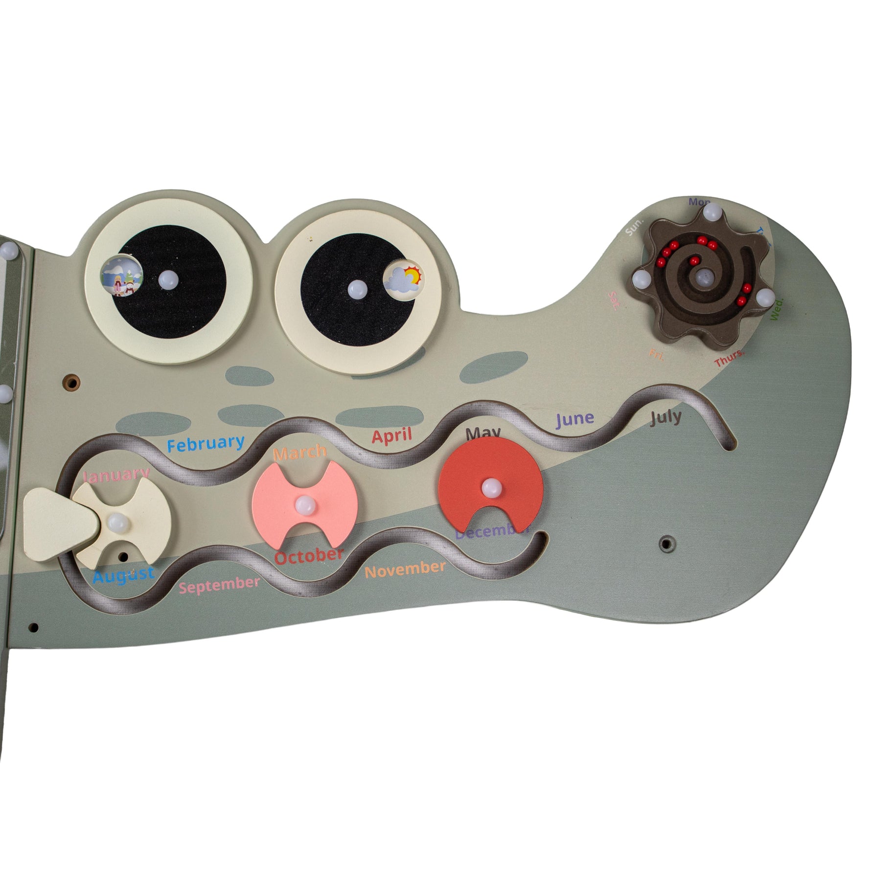 Wandspeelgoed krokodil