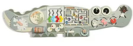 Wandspeelgoed krokodil groen