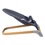 Wipstoeltje baby blauw grijs