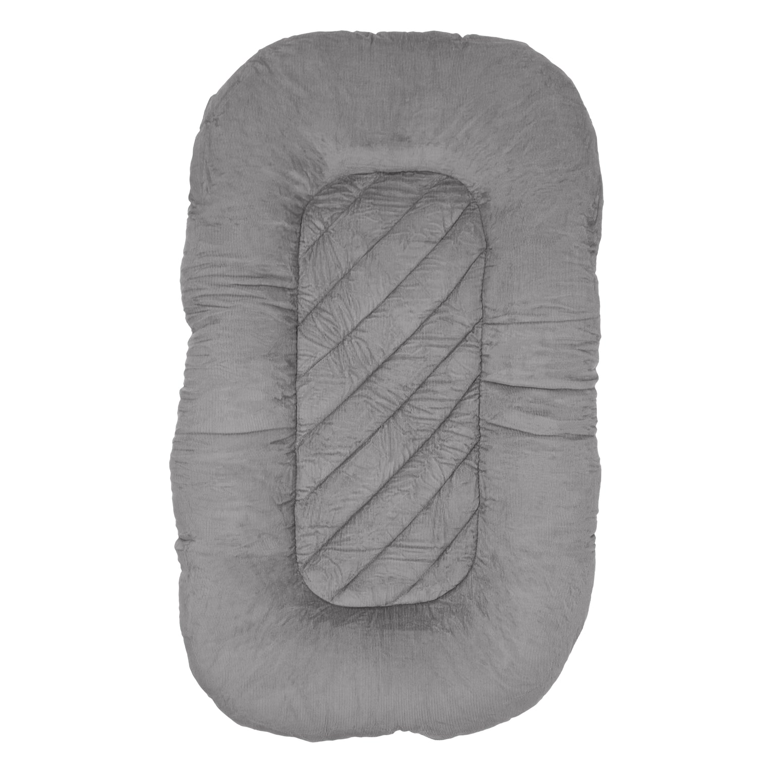 Babynestje – Zacht Babynest - Grijs – 75 x 45 cm