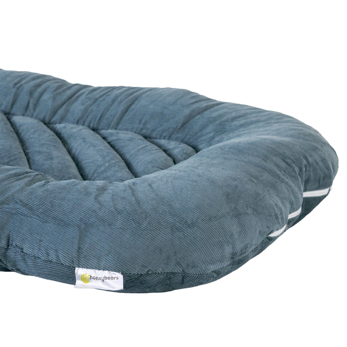 Babynestje – Zacht Babynest - Blauw, groen – 75 x 45 cm