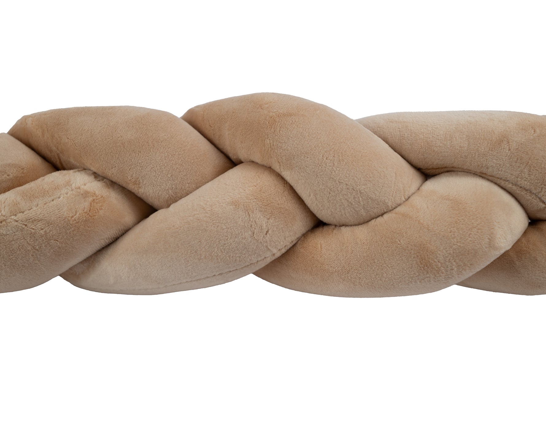 dichtbij gefotografeerde bedbumper baby bruin