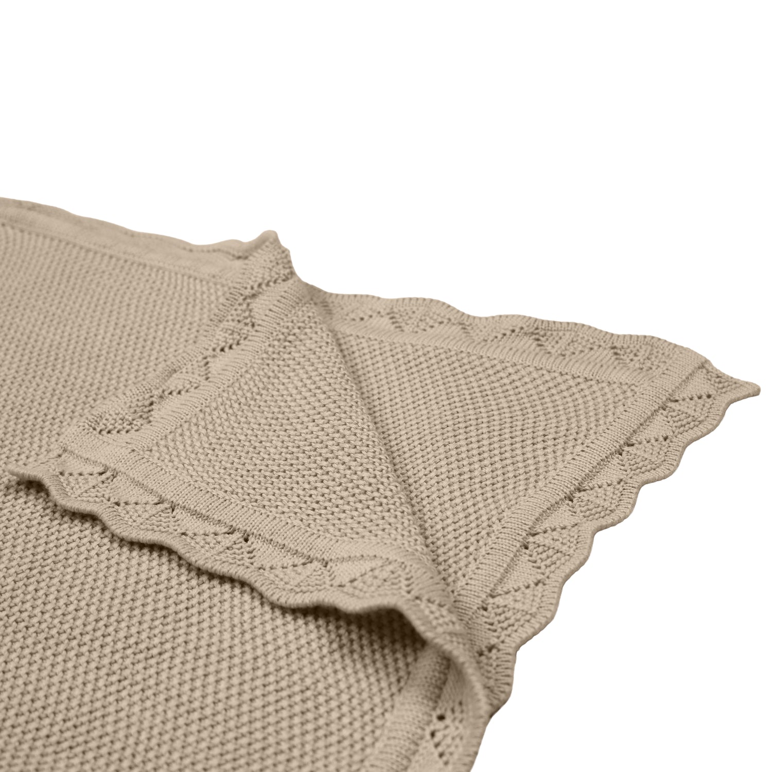 Wiegdekentje – 100% organisch katoen - Jongens/Meisjes - Bruin