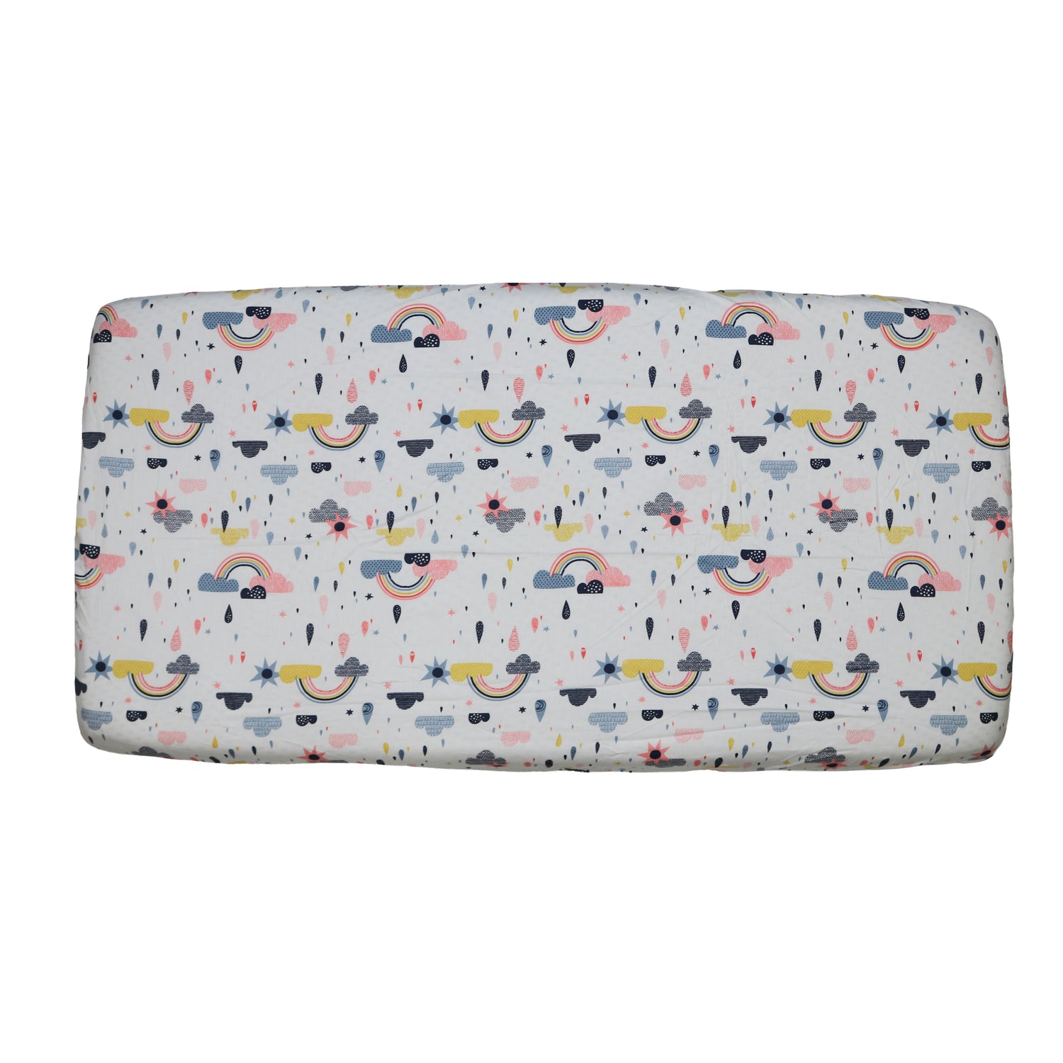 Honeybears hoeslaken ledikant Regenbogen - 120 x 60 cm