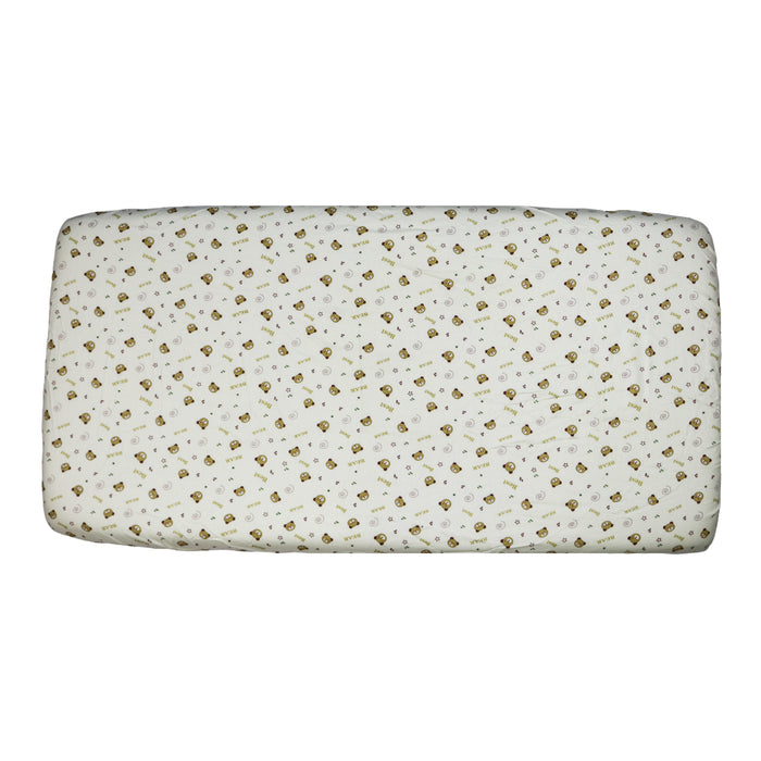 Hoeslaken ledikant - 120 x 60 cm - Beertjes