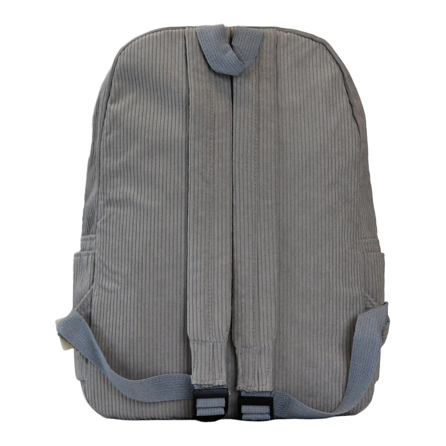 Corduroy rugzak – Schooltas - Kinder rugzak – Rib tas - Grijs