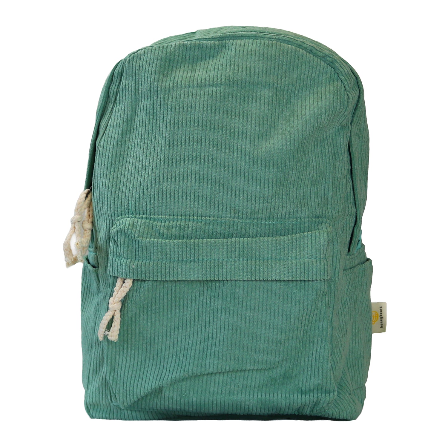 Corduroy rugzak – Schooltas - Kinder rugzak – Rib tas - Groen