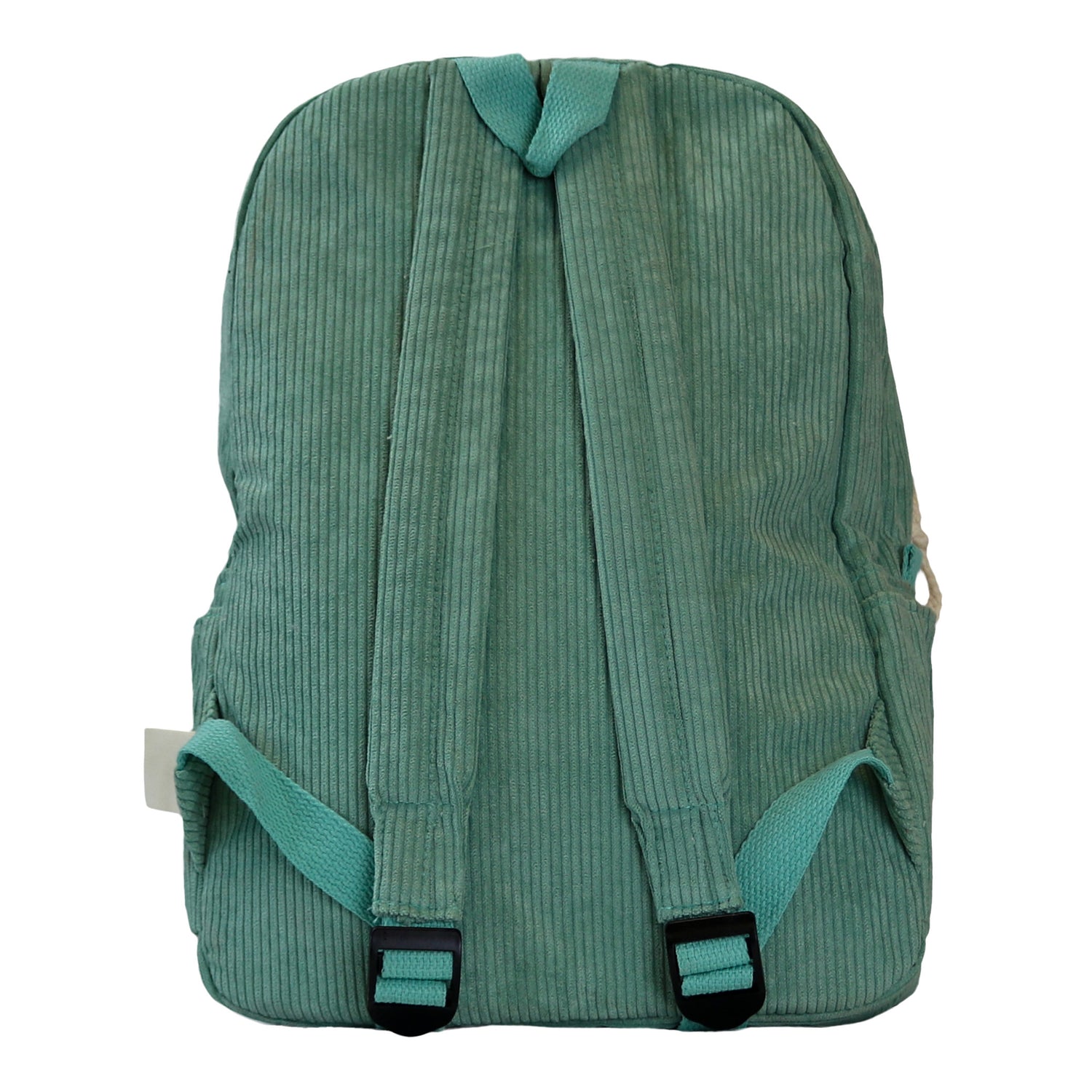 Corduroy rugzak – Schooltas - Kinder rugzak – Rib tas - Groen