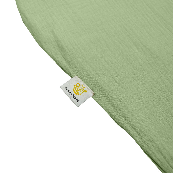 Inbakerslaapzak – Slaapzak baby – Inbakerdoek baby - Swaddle up met omslagdoek – Groen – 0 tot 6 maanden - 68 cm - 2 delig - TOG 0.75